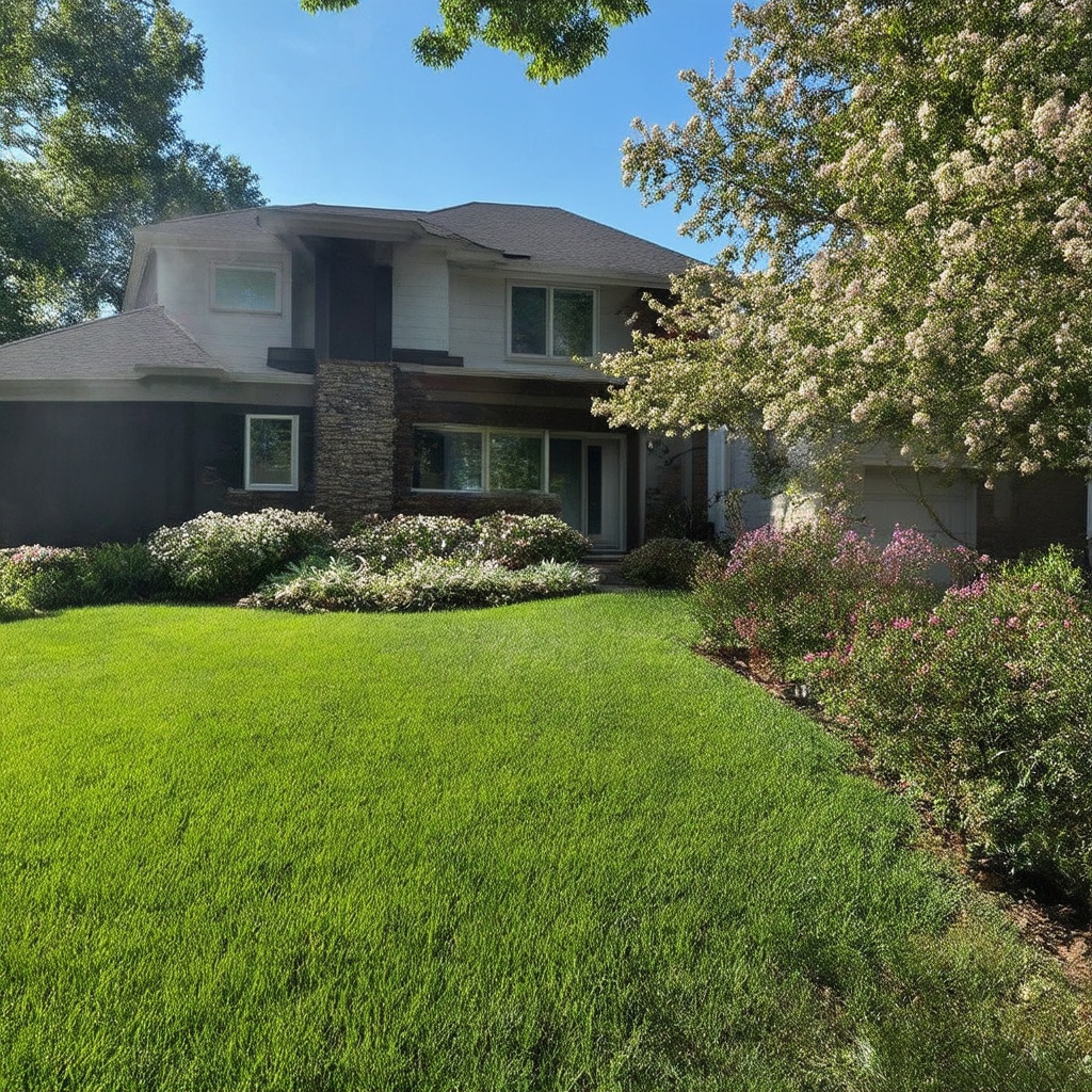 An attractive home exterior with newly installed windows, showcasing enhanced curb appeal and a modern design